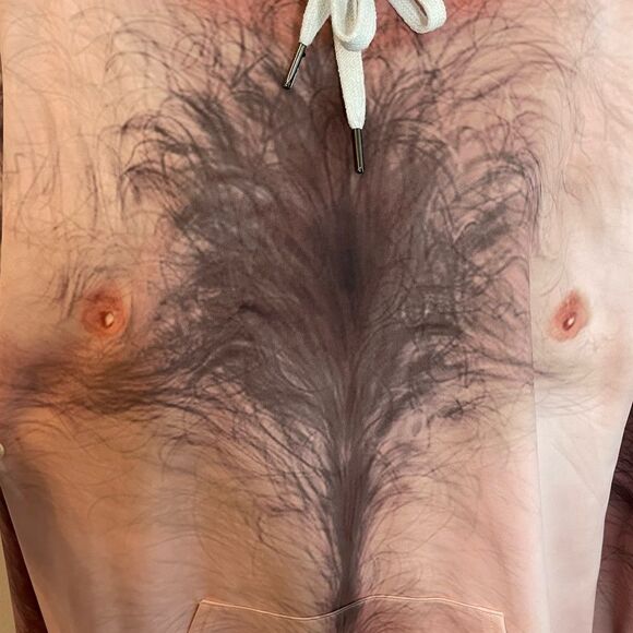 Adult Small Hairy Chest 3D Printed Hoodie - Picture 5 of 10